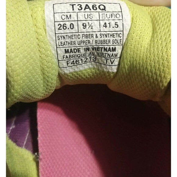 Asics Gel-Frantic 7 -Women's Sz 9.5- White/Colorful Running Jogging Shoes- T3A6Q - Picture 11 of 11